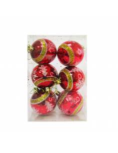 BOLAS DE NAVIDAD X6 6CM...