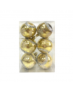 BOLAS DE NAVIDAD X6 6CM...
