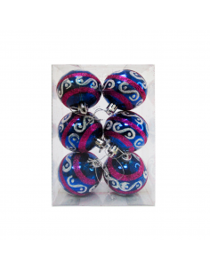 BOLAS DE NAVIDAD X6 6CM...