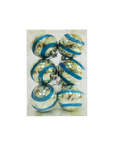 BOLAS DE NAVIDAD X6 6CM... 2