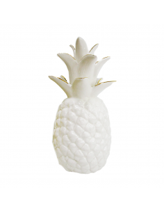 PIÑA BLANCA DORADO CERÁMICA