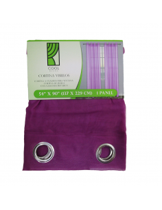 CORTINA VISILLO MORADA C240