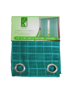 CORTINA CUADRO VERDE N44