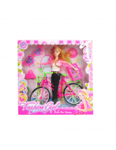 MUÑECA C/BICICLETA 60/1