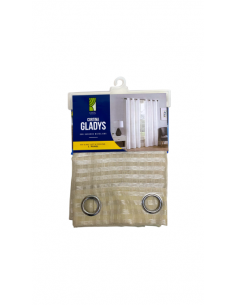 CORTINA CUADRO GLADYS BEIGE