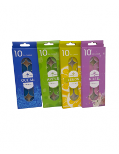 VELAS AROMATICAS X10