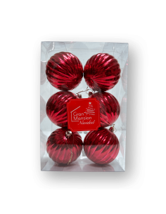 BOLAS DE NAVIDAD X6 8CM 64/1