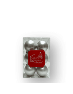BOLAS DE NAVIDAD X6 8CM 60/1
