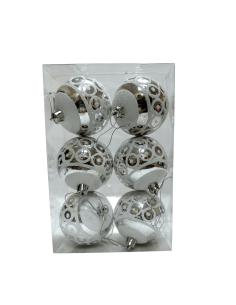 BOLAS DE NAVIDAD 6PCS 80/1