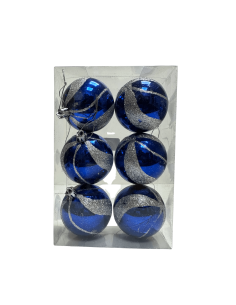 BOLAS DE NAVIDAD 6PCS 80/1