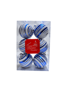BOLAS DE NAVIDAD X6 7CM 80/1