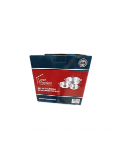 SET DE OLLA /ALUMINIO X3 4/1 2