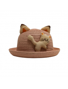 SOMBRERO P/ NIÑA 52 CM GATO 2