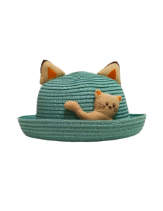 SOMBRERO P/ NIÑA 52 CM GATO