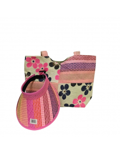 SET DE BOLSO Y GORRO DE PLAYA