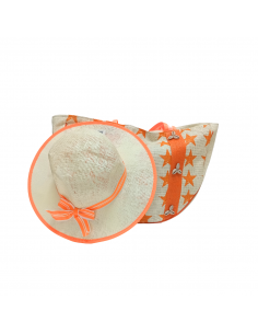 SET DE BOLSO Y GORRO DE PLAYA