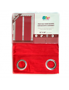 CORTINA BLACKOUT HOME ROJO