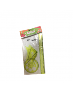 SET DE REGLA X3 30CM