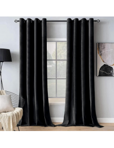 CORTINA BLACKOUT NEGRA...