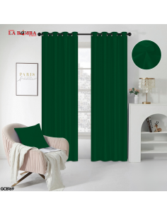 CORTINA SOLIDA VERDE 60*90...