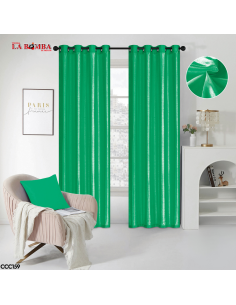 CORTINA SOLIDA VERDE ESME...