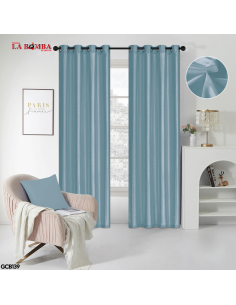 CORTINA SOLIDA AZUL 60*90...