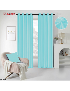 CORTINA SOLIDA AZUL CIELO...