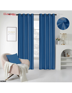 CORTINA SOLIDA AZUL 60*90...
