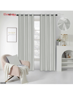 CORTINA SOLIDA GRIS  60*90...