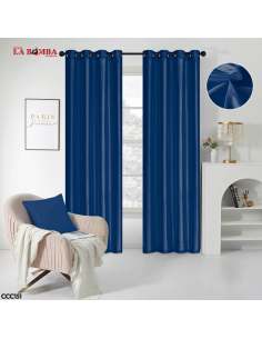 CORTINA SOLIDA AZUL  60*90...