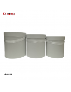 CAJA REGALO REDONDA X3...