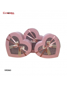 CAJAS CORAZON X 3