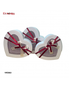 CAJAS CORAZON X 3 2