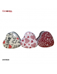 CAJITA DE METAL DE CORAZON...