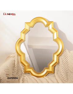 ESPEJO DORADO 59-74CM  6/1