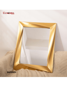 ESPEJO DORADO 77*60CM 6/1