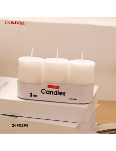VELA BLANCA 5*7 CM  3PCS 96/1
