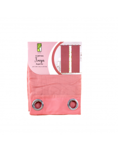 CORTINA FREYA ROJO MARRON...