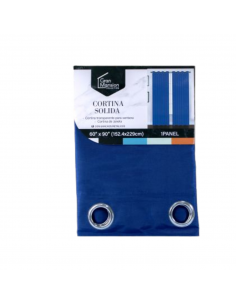 CORTINA SOLIDA AZUL 60*90 48/1