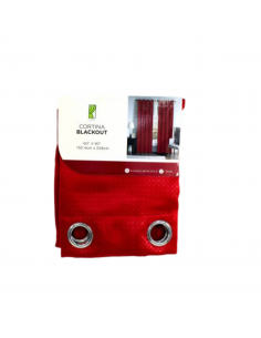 CORTINA BLACKOUT ROJA 60*90...