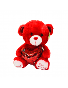 PELUCHE OSO C/CORAZON 40 Cm 2