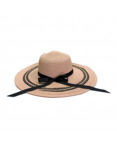 SOMBRERO DE PLAYA CON CINTA...
