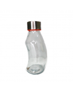 BOTELLA DE VIDRIO CON TAPA...