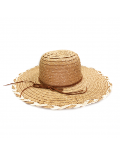 SOMBRERO DE PLAYA CON CINTA...