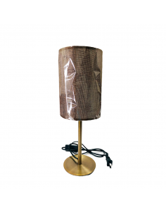 LÁMPARA DE MESA BASE BRONCE... 2