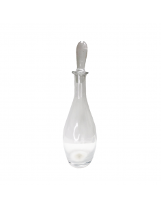 BOTELLA CRISTAL CON TAPÓN 15CM