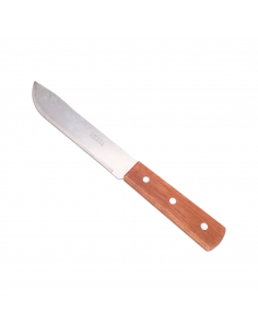 CUCHILLO CON BASE DE MADERA...