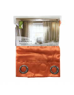 CORTINA SANTINADA NARANJA...