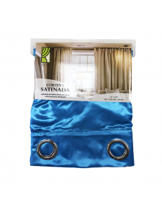 CORTINA SANTINADA DK BLUE...