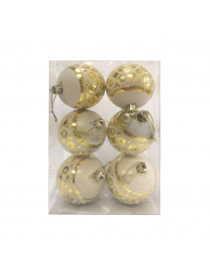 BOLAS DE NAVIDAD 6PCS 120/1